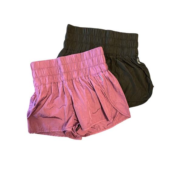 FP Movement Free People 2 Pair Of Athletic Shorts Size M Athletic Activewear - Picture 1 of 8